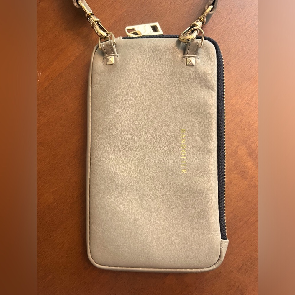 Bandolier Expanded Zip Pouch with Crossbody Strap